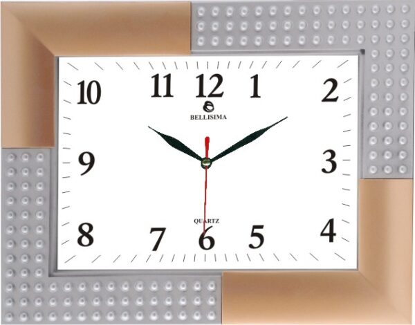 BL-1024-YA Bellisima Dikdörtgen Duvar Saati 25x32 cm — Bellisima Renkli