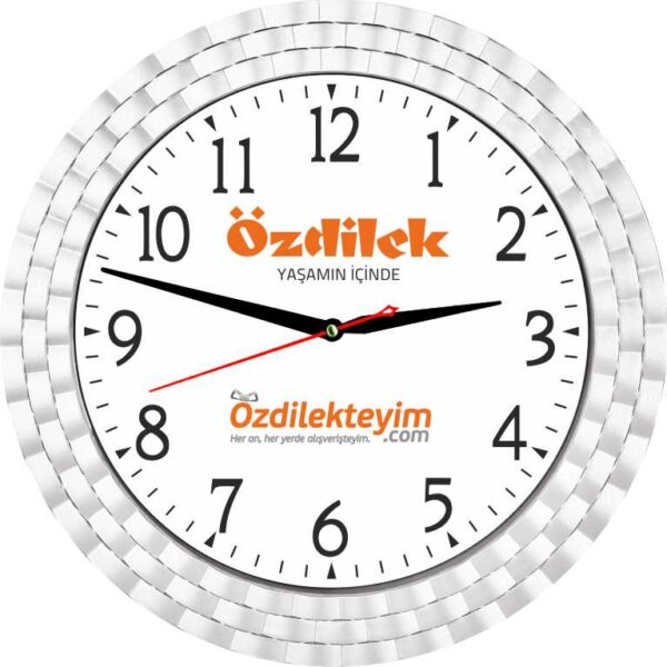 BL-1037 Bellisima Akrilik Boyalı Promosyon Duvar Saati 32 cm — Promosyon Duvar Saatleri