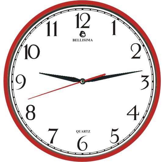 BL-1038-K Bellisima Sessiz Mekanizmalı Duvar Saati 32 cm — Bellisima Renkli