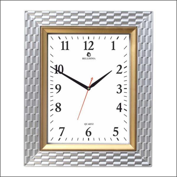 BL-1066-YA Bellisima Mineral Camlı Duvar Saati 28x34 cm — Bellisima Renkli