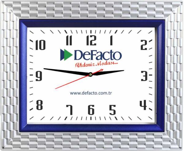 BL-1067 Bellisima Mineral Camlı Promosyon Duvar Saati 28x34 cm — Promosyon Duvar Saatleri