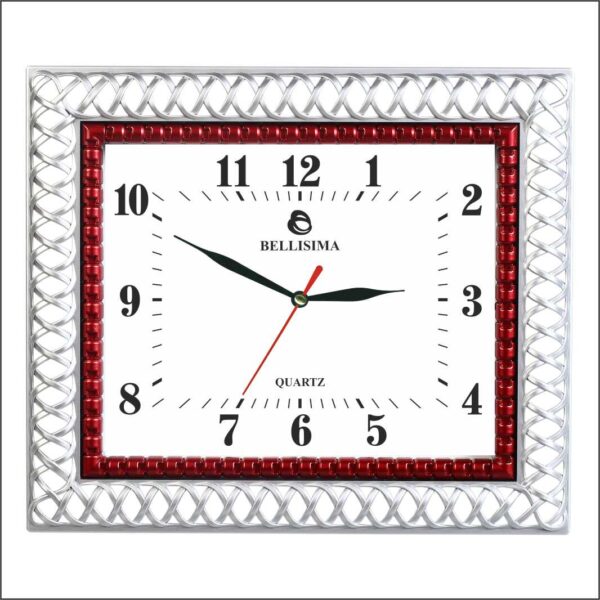 BL-1069-K Bellisima Dikdörtgen Duvar Saati 30x35 cm — Bellisima Renkli