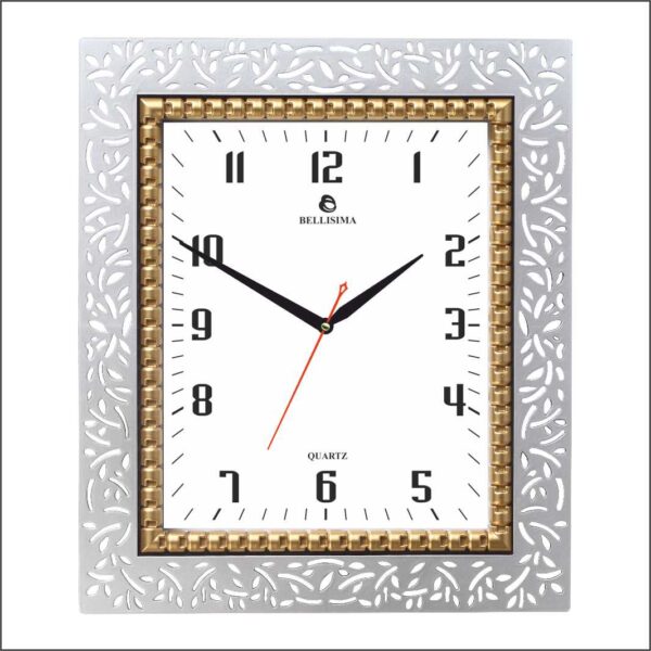 BL-1070-YA Bellisima Mineral Camlı Duvar Saati 30x35 cm — Bellisima Renkli