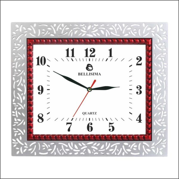 BL-1071-K Bellisima Dikdörtgen Duvar Saati 30x35 cm — Bellisima Renkli
