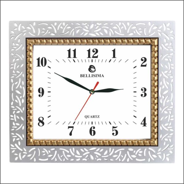 BL-1071-YA Bellisima Mineral Camlı Duvar Saati 30x35 cm — Bellisima Renkli