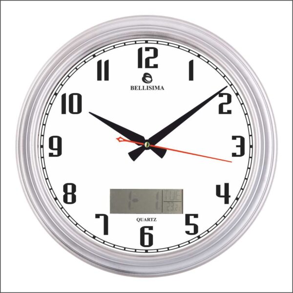 BL-3005-G Bellisima Dijital Rakamlı Duvar Saati 36 cm — Bellisima Renkli