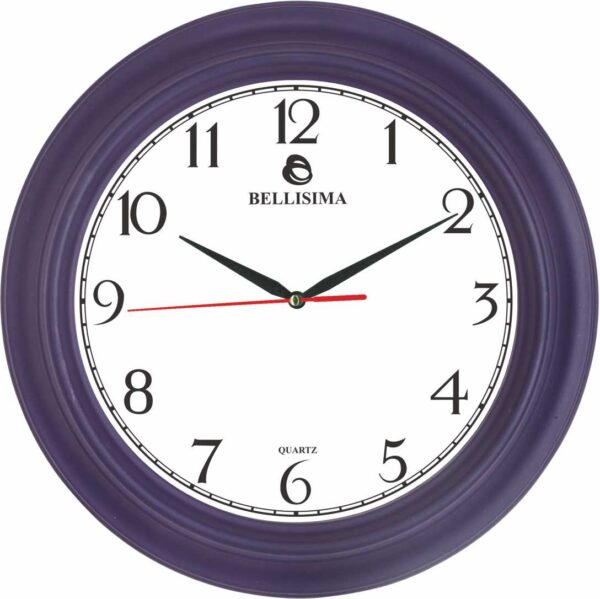 BL-3005-L Bellisima Mineral Camlı Duvar Saati 36 cm — Bellisima Renkli