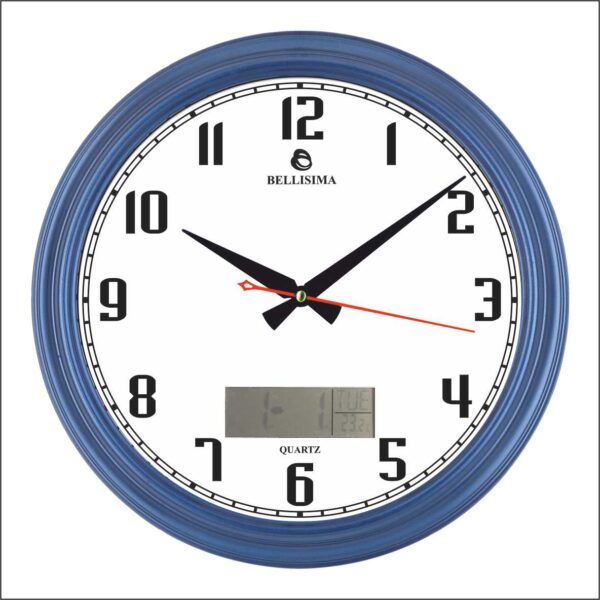 BL-3005-M Bellisima Dijital Rakamlı Duvar Saati 36 cm — Bellisima Renkli
