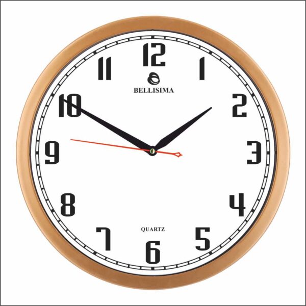 BL-3012-YA Bellisima Akrilik Boyalı Duvar Saati 35 cm — Bellisima Renkli