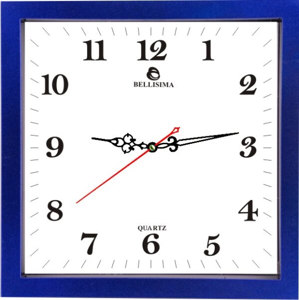 BL-4003-M Bellisima Mineral Camlı Duvar Saati 41 cm — Bellisima Renkli