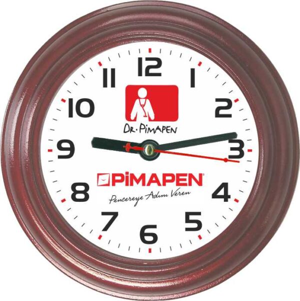BL-5002-K Pimapen Baskılı Magnetli Buzdolabı Saati 12 cm — Buzdolabı Saatleri