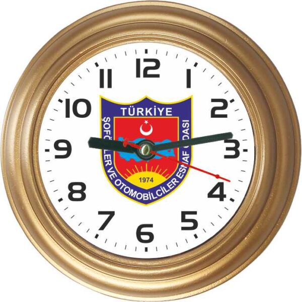 BL-5002-YA Türkiye Şoförler Magnetli Buzdolabı Saati 12 cm — Buzdolabı Saatleri