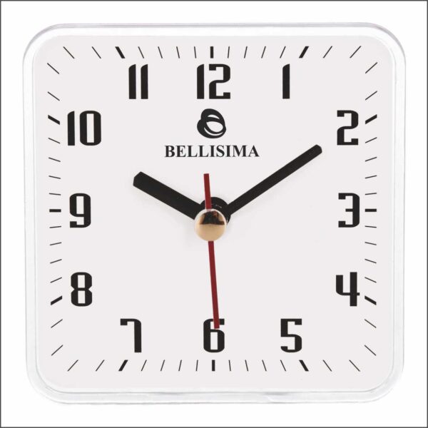 BL-5005-6 Akrilik Camlı Magnetli Buzdolabı Saati 10x10 cm — Buzdolabı Saatleri
