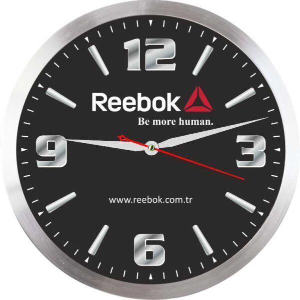 DP-201 Alüminyum Çerçeveli Promosyon Duvar Saati 25 cm — Promosyon Duvar Saatleri