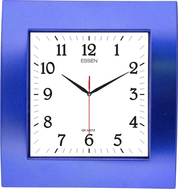 ES-101-M Essen Renkli Duvar Saati 24x26 cm — Essen Renkli Modeller