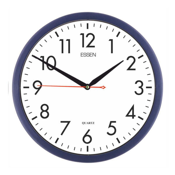 Essen 110 Serisi Mavi Duvar Saati 25 cm — Essen Renkli Modeller